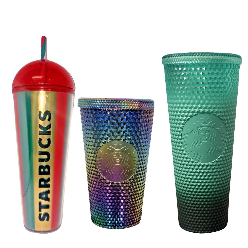 Starbucks Tumbler Lot of 3 - Venti & Grande Coffee Cups - READ Description!